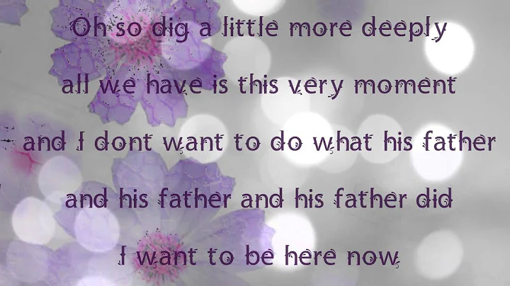 I don't want to wait - Paula Cole - Lyrics