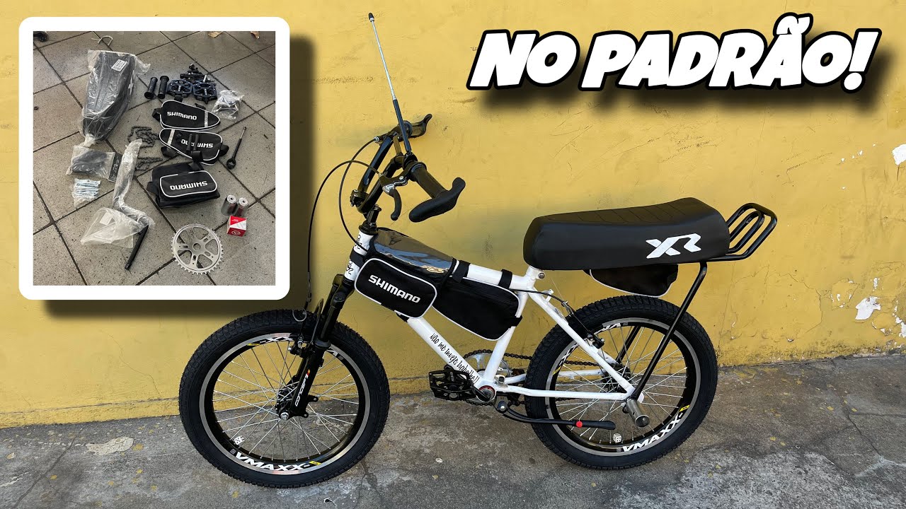 COLOQUEI VARIOS ACESSORIO NA ARO 20 E DEIXEI ELA PRONTA