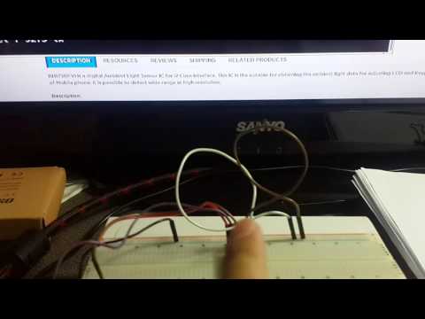 raspberrypi-digital light sensor