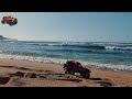 Extreme RC Car Red Jeep Mudding ,Stuck, Slipping, Still Pushing! Racing Cargo ,Speed 10
