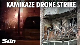 Massive explosion rips through St. Petersburg apartments in suspected Ukrainian drone strike