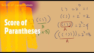Score of Parentheses | LeetCode 856 | Coders Camp