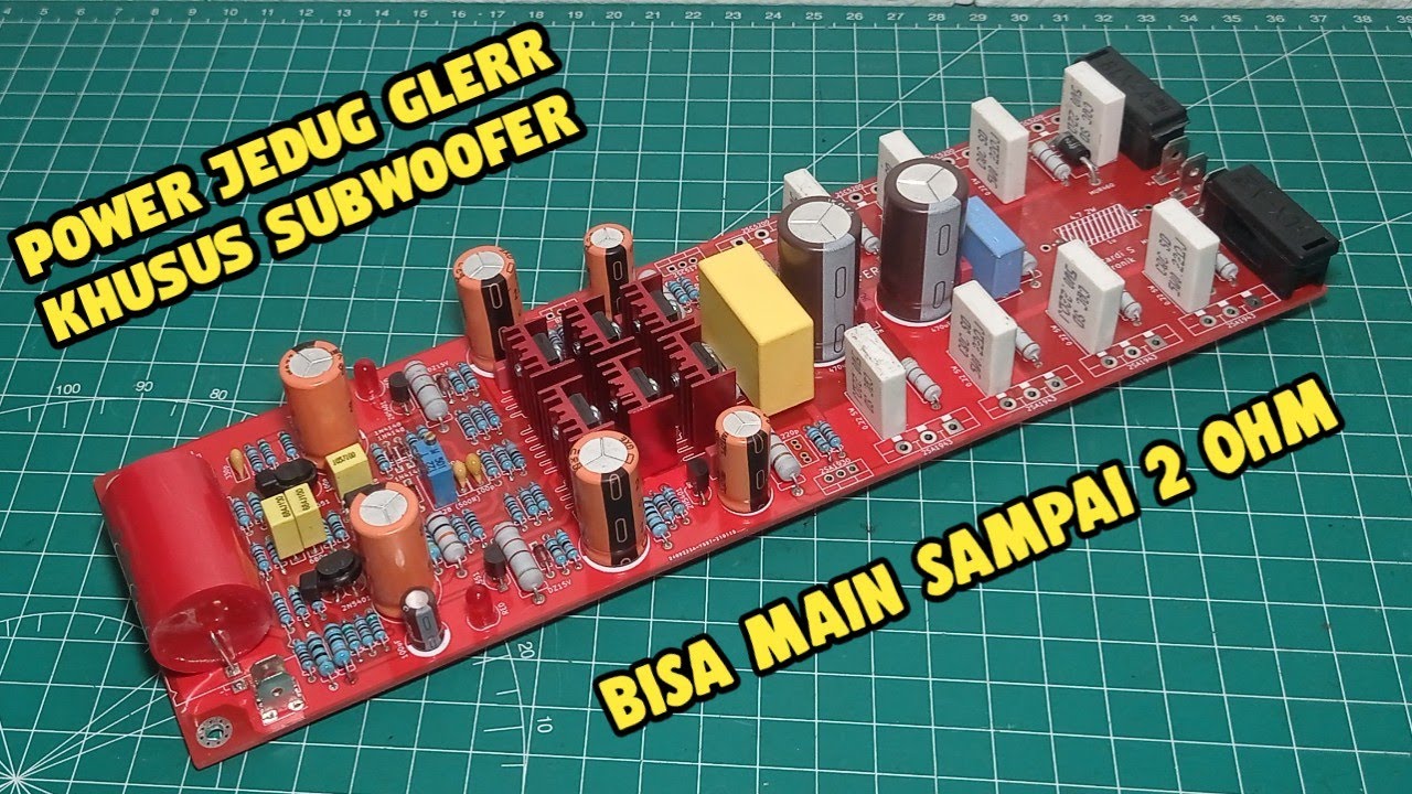 Review Driver Power Car Subwoofer Rancangan Pak Anistardi Sudikan YouTube