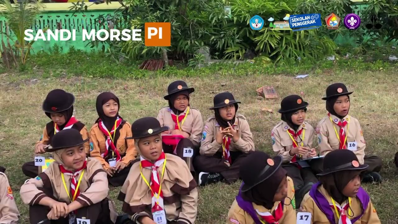 KESERUAN PRAMUKA SD NEGERI 1 KARANGAN DI LGP3 KARANGAN TAHUN 2024