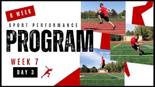 8 Week Sport Performance Program (Wk 7: Day 3) | Change of Direction