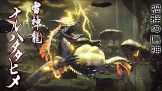 【MHRise/BGM】高音質 雷神龍 ナルハタタヒメ 戦闘曲/Thunder Serpent Narwa Battle Theme