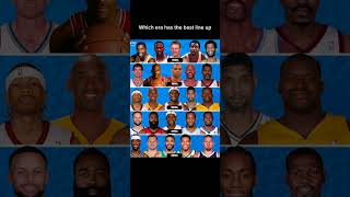 Which NBA era has the best starting 5 Which NBA era has the best starting 5