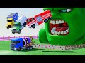 Transport Of Colors - All Cargo, Garbage Trucks, Police Cars and Mixer Truck MAN MERCEDES VOLVO