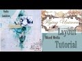 Step x step mixed media layout tutorial for the flying unicorn