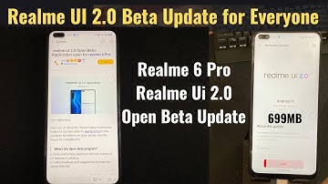 Realme 6 Pro New Realme UI 2.0 Open Beta Update For EveryOne