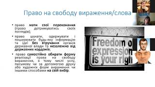 Право на свободу вираження в системі інформаційних прав людини