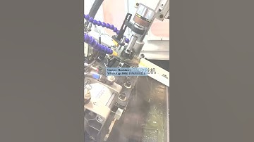 Dual servo fully automatic tapping machine! Can chamfer drilling and tapping! #automatic tapping