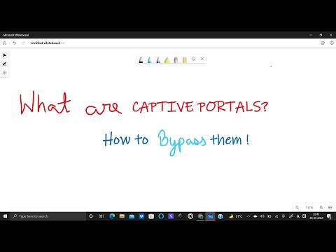 What are captive portals  !  How to bypass them ?