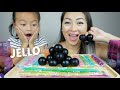 Japanese JELLO Kyoho Grape Jelly Noodle Stick Jelly Fruit Cup Jello Mukbang N E Let S Eat 
