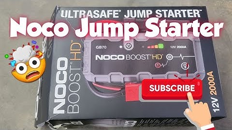 Item Review: Unboxing Noco Boost HD Jump Starter