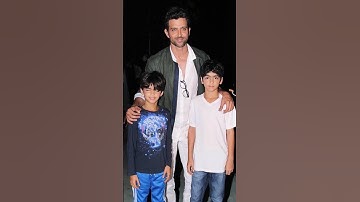 Hrithik Roshan with children, ♥️ Hrithik Roshan son hrehaan Roshan #viral