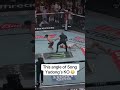 This 360 view of Song Yadong’s KO of Umar Nurmagomedov 😲 (via UFC)