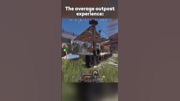 He tried to crush me at outpost... #rustgame #rustfunny #rust