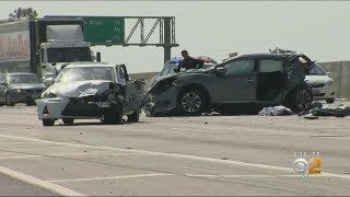 Deadly Collision Shuts Down Several Lanes On 10 Freeway In Baldwin Park