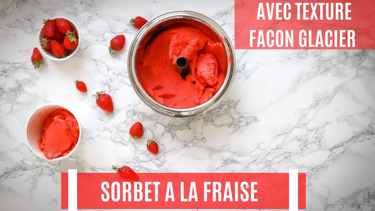 SORBET A LA FRAISE