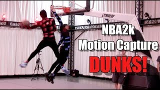 NBA2k Motion Capture Dunk Session w/ Nick Ross, Reemix & Michael Purdie