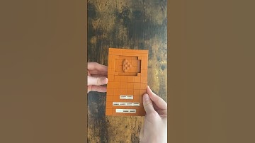 Custom 10,000 subscriber bronze play button #lego #playbutton #shorts