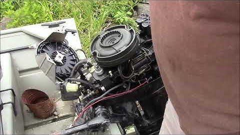 DIY How to add a battery charging coil to a Mercury outboard, install a charging coil to an outboard