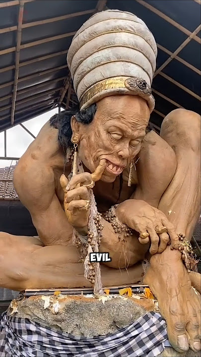 Terrifying Giant Monster called Ogoh-Ogoh 👹 #art