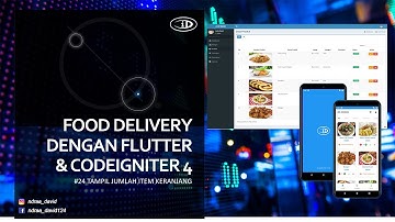 Aplikasi Pesan Makanan Dengan Flutter #24 Tampil Jumlah Item Keranjang