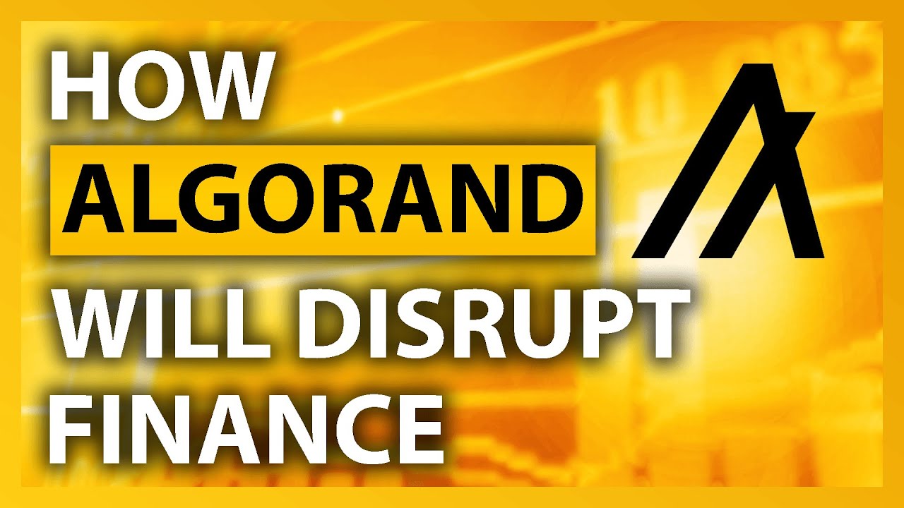 Why Algorand Tokenization Will Disrupt The Financial Market   ALGO NEWS  CRYPTO