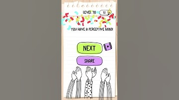 Brain test 78 How many cubes are there