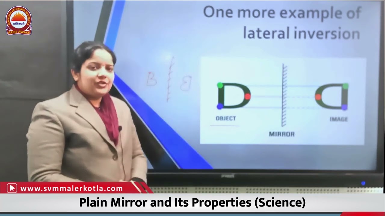 Plain Mirror and its Properties | Subject - Science | By - Ms Gurjeet Kaur | SVM Malerkotla