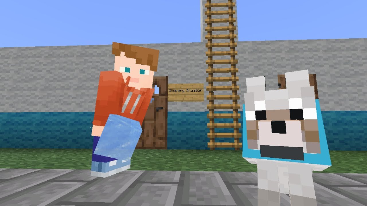 Minecraft - Wonderful World - Slippery Situation [103] - YouTube