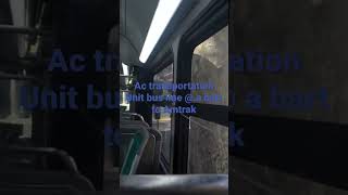 ( STORY ) Ac transportation Bus live #citynews #bart #buses #news