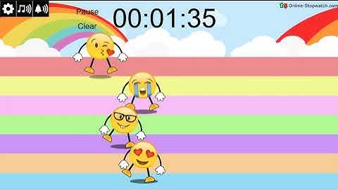4 minute Emoji Race Timer