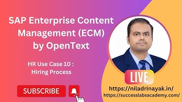 SAP Enterprise Content Management by OpenText HR Use Case 10_ Hiring Process