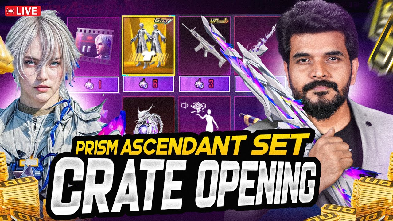 Prism Ascendant 😱😱New Ultimate Set Crate Opening  || In Live ||