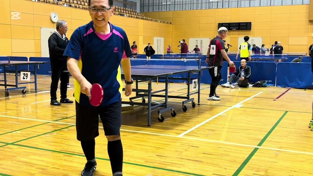 ラージボール試合　シングルス