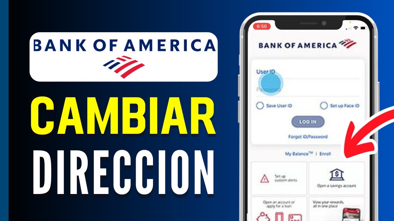 Cómo cambiar la dirección en Bank of America en español