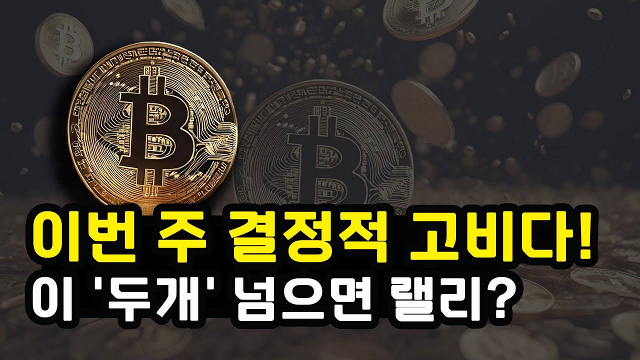 비트코인 이번 주가 결정적 고비 될 수 있다! 핵심 거시경제 지표 연이어 발표! 구조적 변화 포착 이더리움 솔라나 리플 XRP