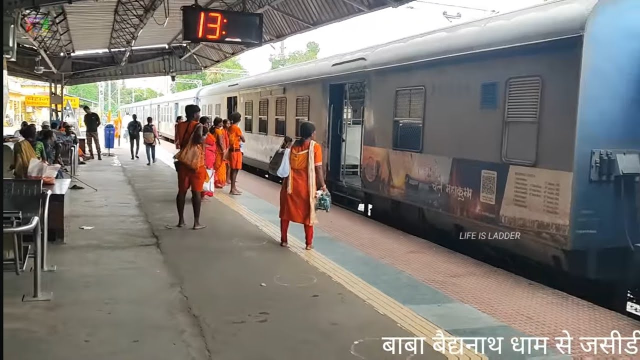 Deoghar Baba Dham Mandir To Baidyanathdham Railway Station || Satsang Nagar Halt || Jasidih junction