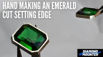Making an Emerald Cut Setting Edge