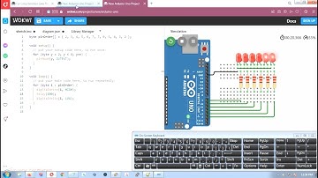 Foreach Array Iteration Arduino Programming Example for Absolute Beginners (Wokwi Simulator)