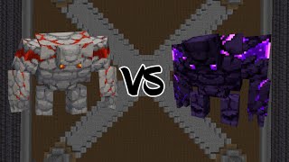 Redstone Golem Vs. Ender Golem | 1.16.5 Minecraft (Mob Battle)