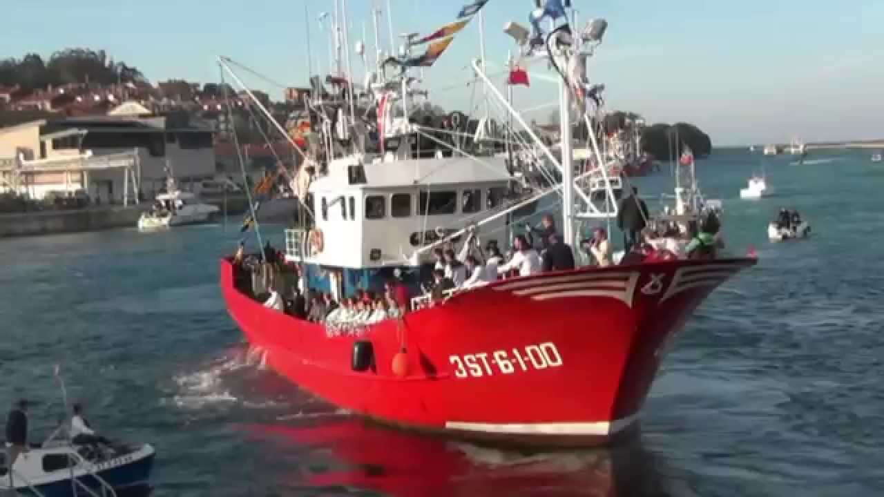 San Vicente de La Barquera- La Folia 2014- Procesión por tierra y mar -por dc