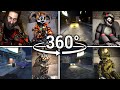 360°| Animatronic To The Back Alley Compilation!! - FNAF6/FFPS [SFM] (VR Compatible)