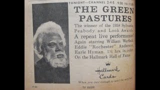 The Green Pastures (1959) | Partial Kinescope of the Live TV Production #HappyEaster
