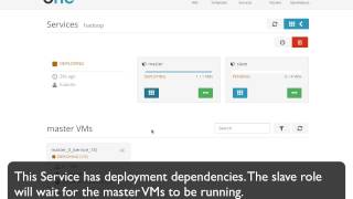 OpenNebula Cloud Provisioning Portal: OneFlow Services