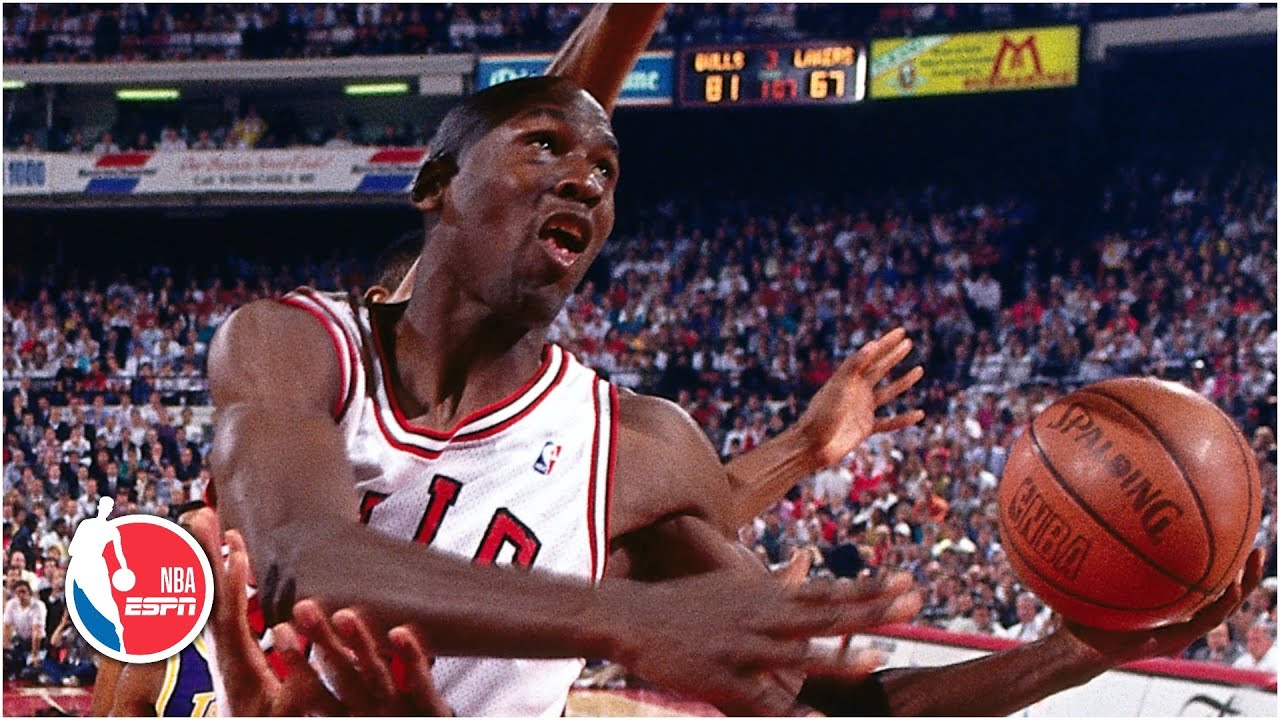 Top NBA Finals moments: Michael Jordan's mid-air, switch-handed layup