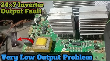 24×7 Microtek Output problem kaise thik hoga!? ||Sine wave inverter repair|inverter Drive Problem
